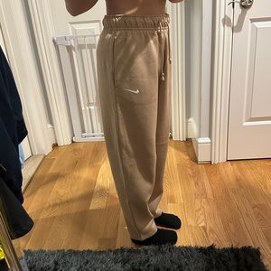 Nike wide leg sweatpants